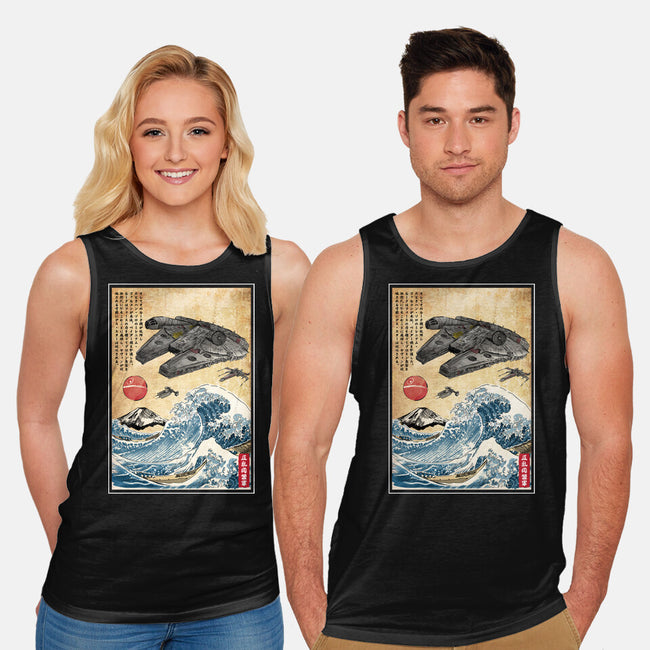 Rebels In Japan Woodblock-Unisex-Basic-Tank-DrMonekers