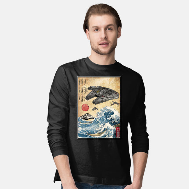 Rebels In Japan Woodblock-Mens-Long Sleeved-Tee-DrMonekers