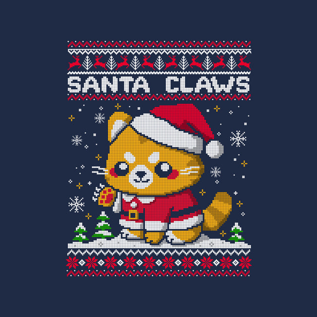 Santa Claws Cat-Dog-Basic-Pet Tank-NemiMakeit