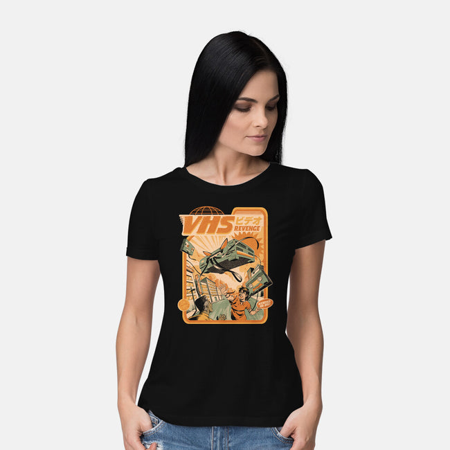 VHS Revenge-Womens-Basic-Tee-ilustrata