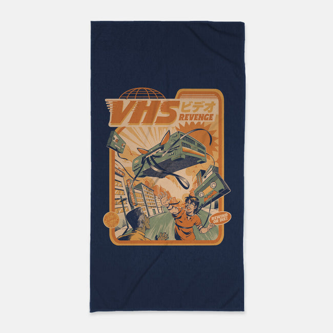 VHS Revenge-None-Beach-Towel-ilustrata