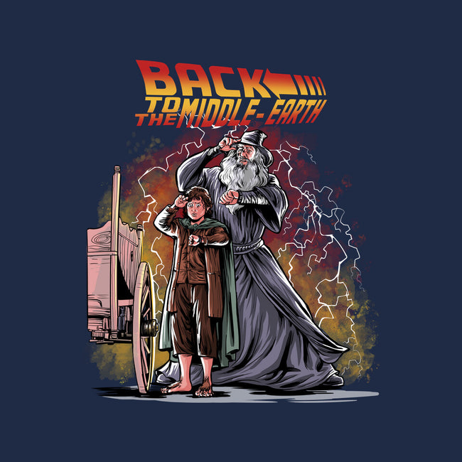 Back To The Middle-Earth-Mens-Basic-Tee-zascanauta