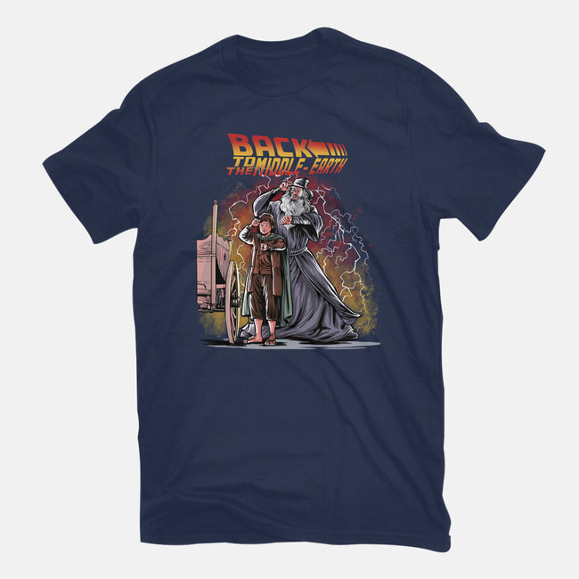 Back To The Middle-Earth-Mens-Basic-Tee-zascanauta