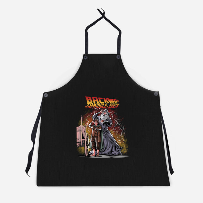 Back To The Middle-Earth-Unisex-Kitchen-Apron-zascanauta