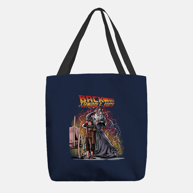 Back To The Middle-Earth-None-Basic Tote-Bag-zascanauta