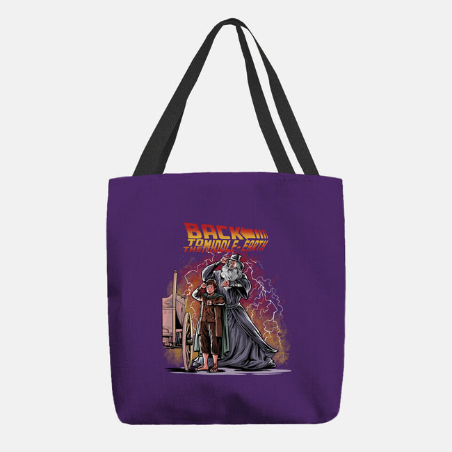 Back To The Middle-Earth-None-Basic Tote-Bag-zascanauta