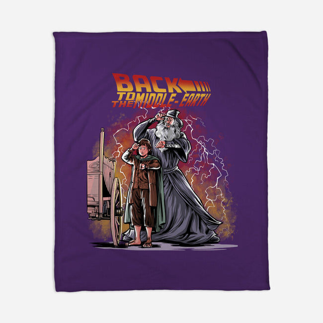 Back To The Middle-Earth-None-Fleece-Blanket-zascanauta