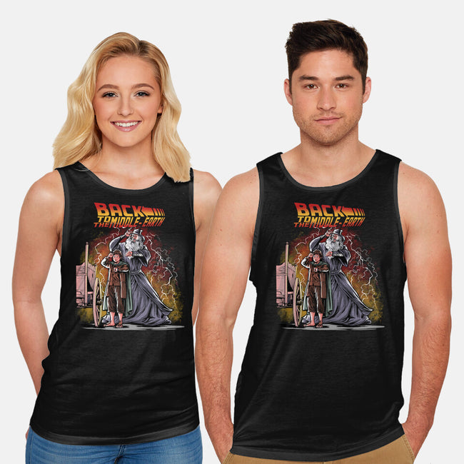 Back To The Middle-Earth-Unisex-Basic-Tank-zascanauta