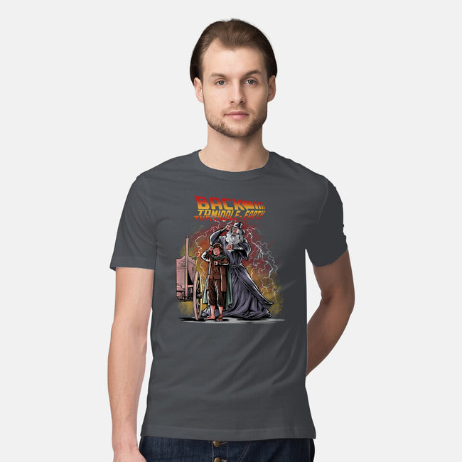 Back To The Middle-Earth-Mens-Premium-Tee-zascanauta