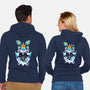 The Crown-Unisex-Zip-Up-Sweatshirt-SwensonaDesigns