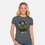 Necronomicon Beetle Show-Womens-Fitted-Tee-Studio Mootant