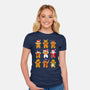 Ginger Christmas-Womens-Fitted-Tee-Vallina84