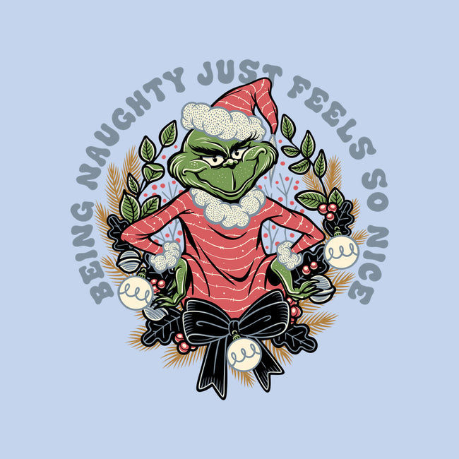 Naughty Grinch-Mens-Long Sleeved-Tee-momma_gorilla