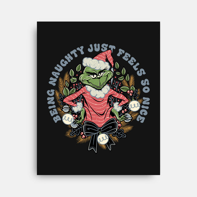 Naughty Grinch-None-Stretched-Canvas-momma_gorilla