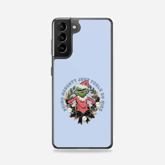 Naughty Grinch-Samsung-Snap-Phone Case-momma_gorilla