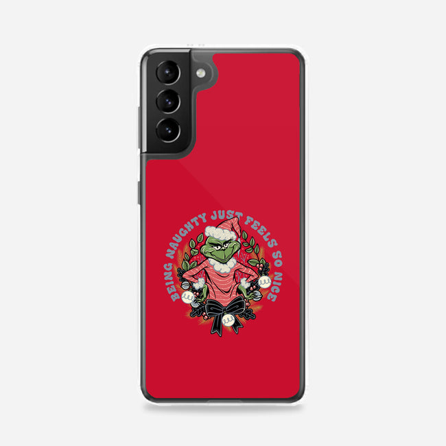 Naughty Grinch-Samsung-Snap-Phone Case-momma_gorilla