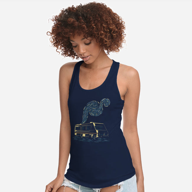 Starry Bad-Womens-Racerback-Tank-Claudia