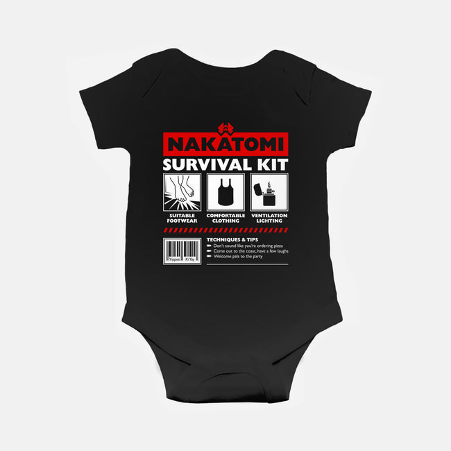 Nakatomi Survival Kit-Baby-Basic-Onesie-rocketman_art