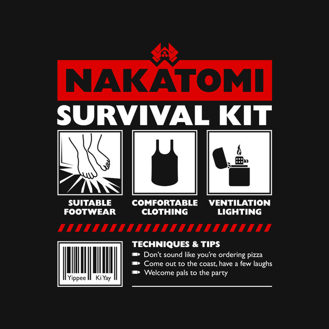 Nakatomi Survival Kit-None-Removable Cover-Throw Pillow-rocketman_art