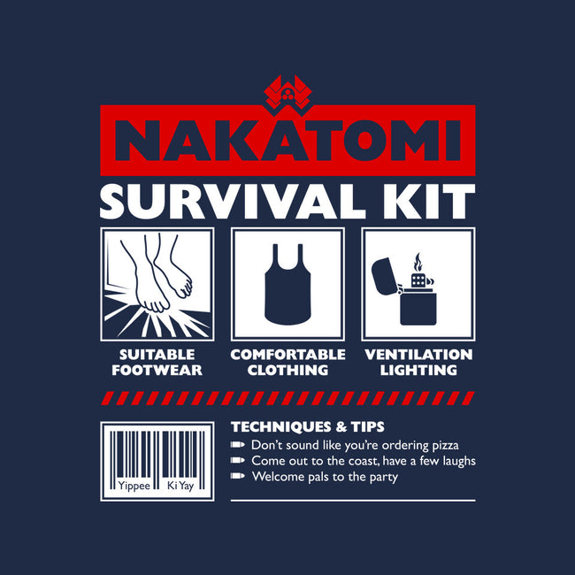 Nakatomi Survival Kit-Unisex-Basic-Tee-rocketman_art