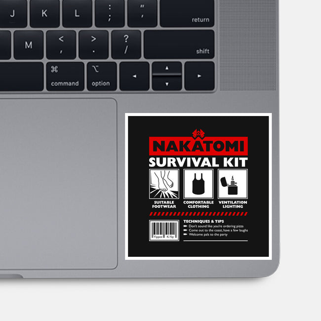 Nakatomi Survival Kit-None-Glossy-Sticker-rocketman_art