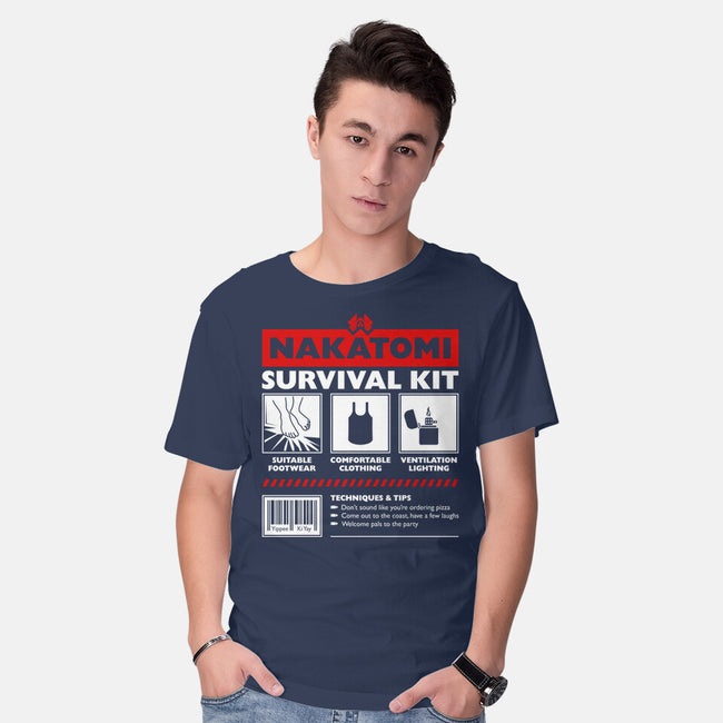 Nakatomi Survival Kit-Mens-Basic-Tee-rocketman_art