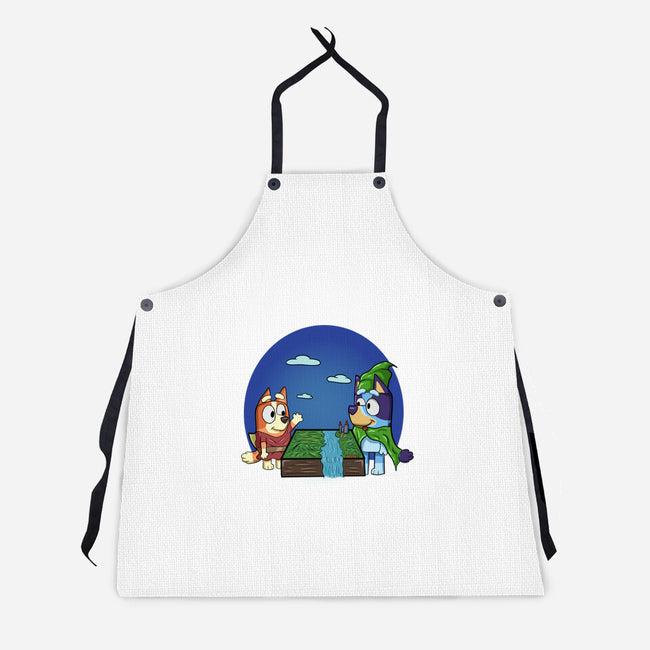 An Adventure With My Sister-Unisex-Kitchen-Apron-nickzzarto