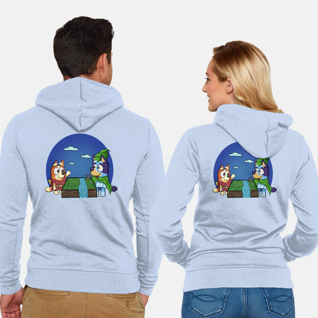 An Adventure With My Sister-Unisex-Zip-Up-Sweatshirt-nickzzarto