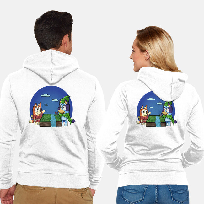 An Adventure With My Sister-Unisex-Zip-Up-Sweatshirt-nickzzarto