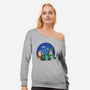 An Adventure With My Sister-Womens-Off Shoulder-Sweatshirt-nickzzarto