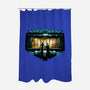 Temporal Mayhem-None-Polyester-Shower Curtain-zascanauta