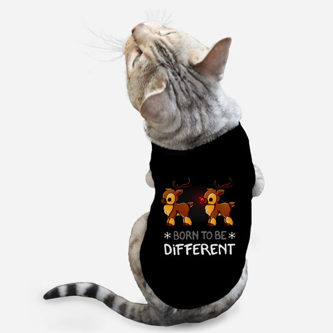 Born To Be Different-Cat-Basic-Pet Tank-Vallina84