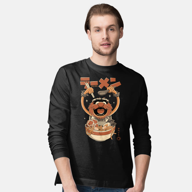 Ramen Mayhem-Mens-Long Sleeved-Tee-retrodivision