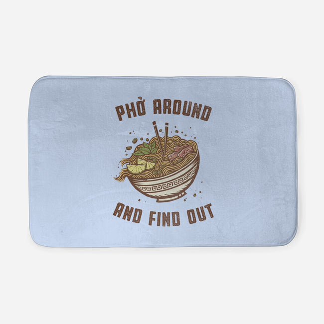 Pho Around And Find Out-None-Memory Foam-Bath Mat-kg07