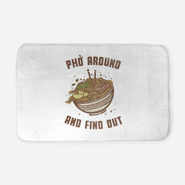 Pho Around And Find Out-None-Memory Foam-Bath Mat-kg07