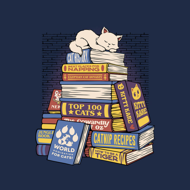 Cat Books Feline Library-Unisex-Basic-Tank-tobefonseca