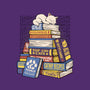 Cat Books Feline Library-Womens-Fitted-Tee-tobefonseca