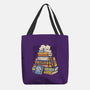 Cat Books Feline Library-None-Basic Tote-Bag-tobefonseca