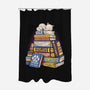 Cat Books Feline Library-None-Polyester-Shower Curtain-tobefonseca