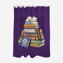 Cat Books Feline Library-None-Polyester-Shower Curtain-tobefonseca