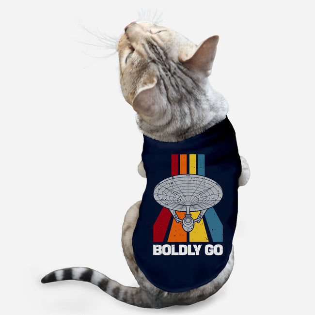 Retro Vintage Explorers-Cat-Basic-Pet Tank-retrodivision