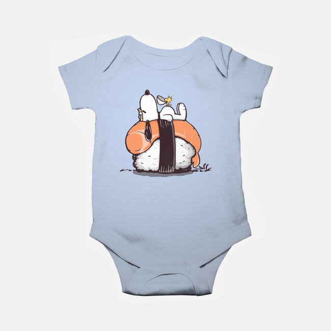 Sushi Friends-Baby-Basic-Onesie-retrodivision