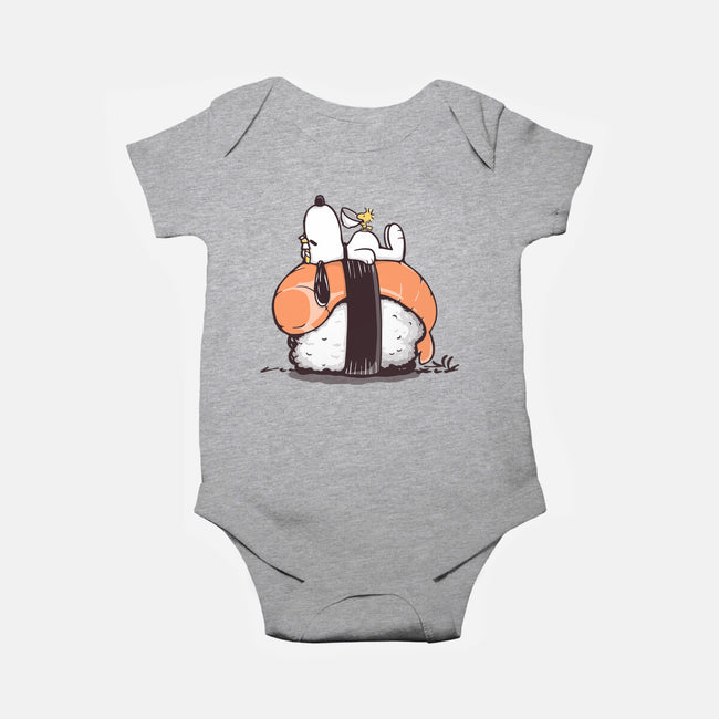 Sushi Friends-Baby-Basic-Onesie-retrodivision