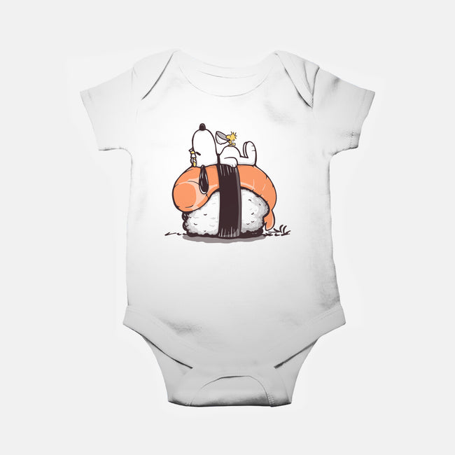 Sushi Friends-Baby-Basic-Onesie-retrodivision