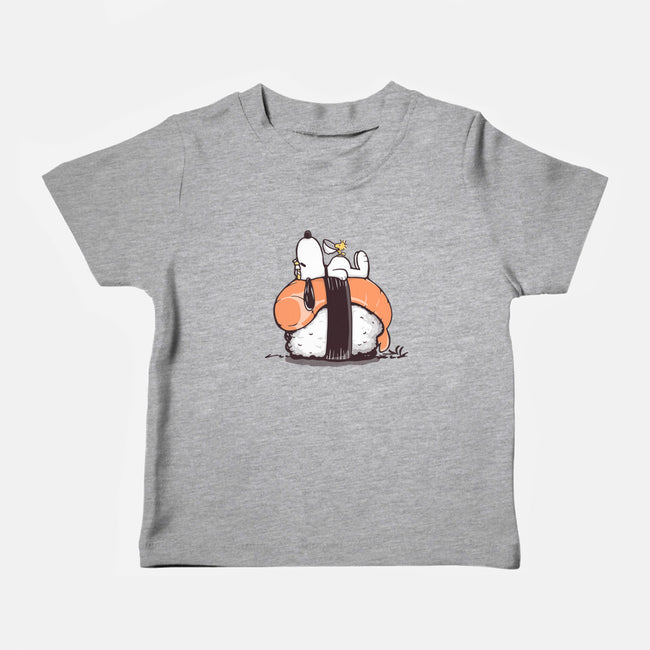 Sushi Friends-Baby-Basic-Tee-retrodivision