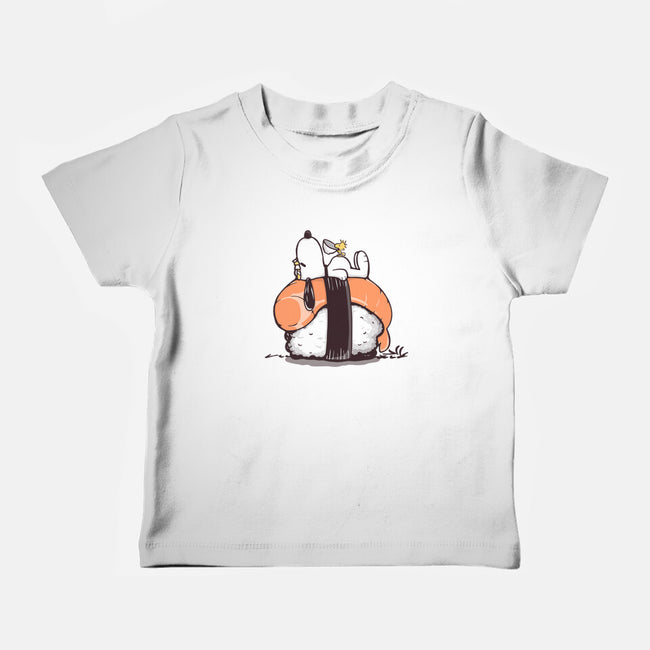 Sushi Friends-Baby-Basic-Tee-retrodivision