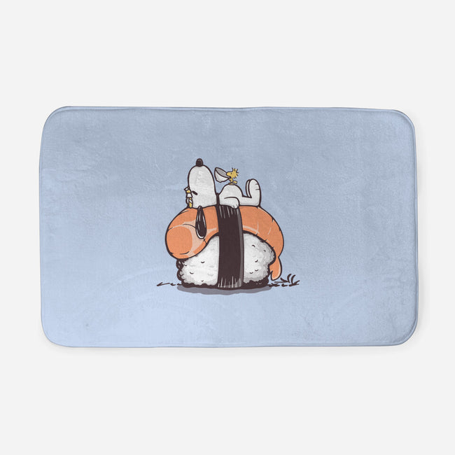 Sushi Friends-None-Memory Foam-Bath Mat-retrodivision