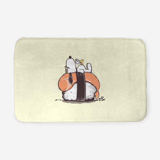 Sushi Friends-None-Memory Foam-Bath Mat-retrodivision