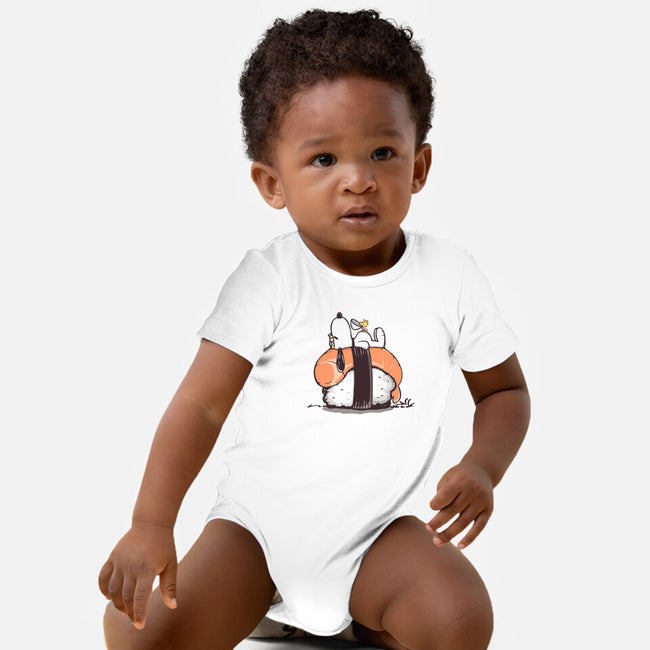 Sushi Friends-Baby-Basic-Onesie-retrodivision