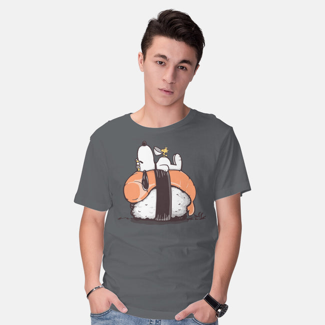 Sushi Friends-Mens-Basic-Tee-retrodivision